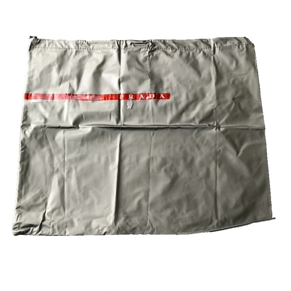 Prada‎ Vinyl Dustbag Handbag & Shoe Protection Authentic Drawstring Bag 19.5x16